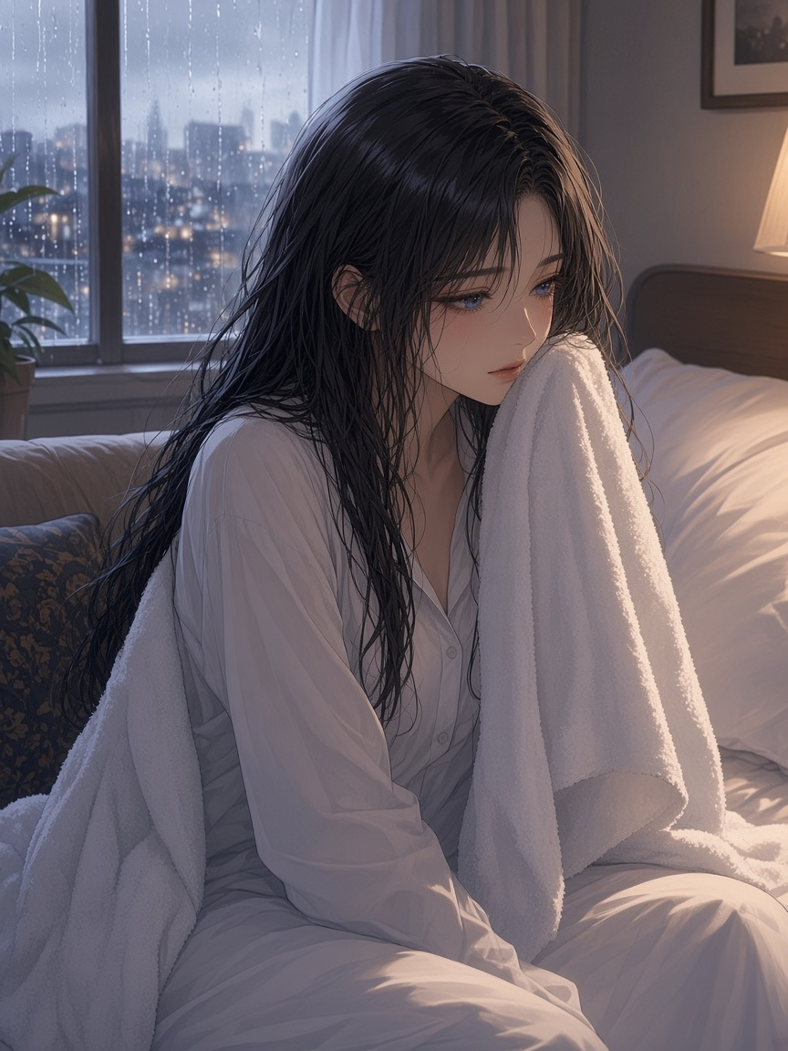 完成 D2 差分・濡れ髪