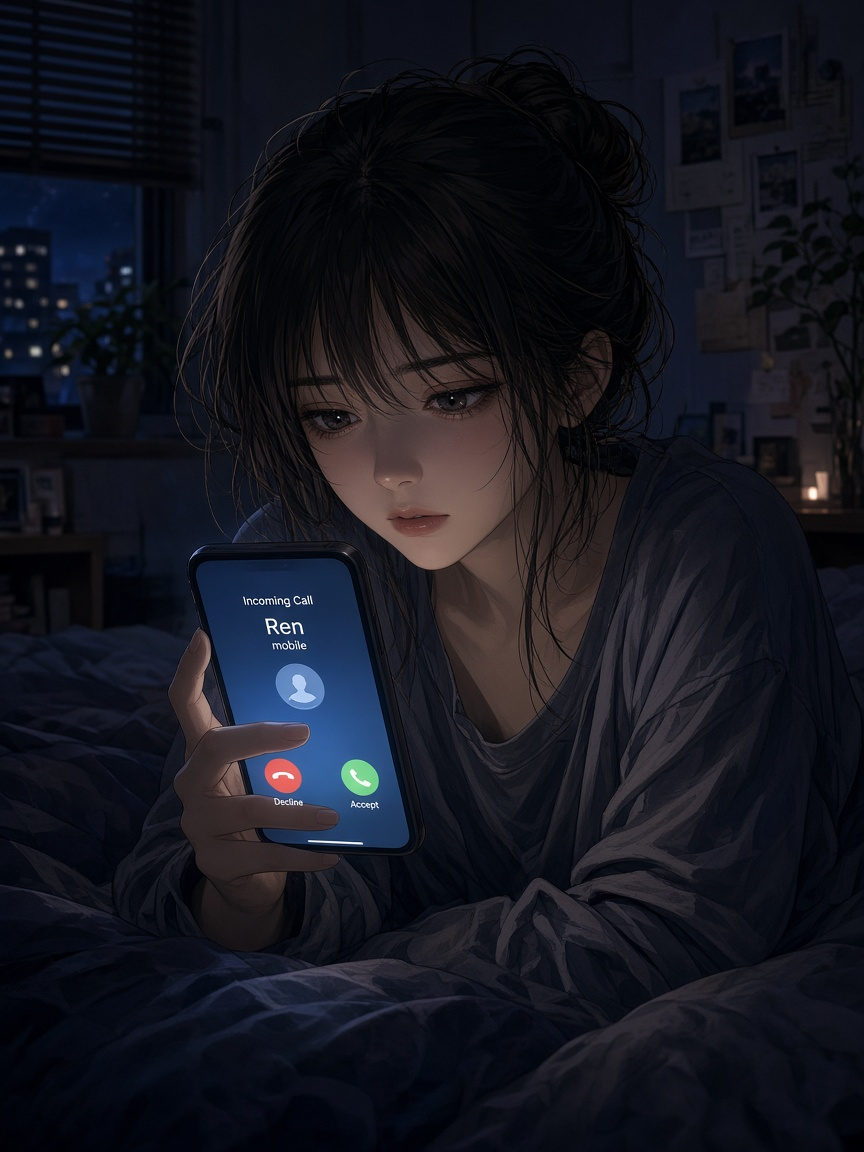 完成 01 着信の光