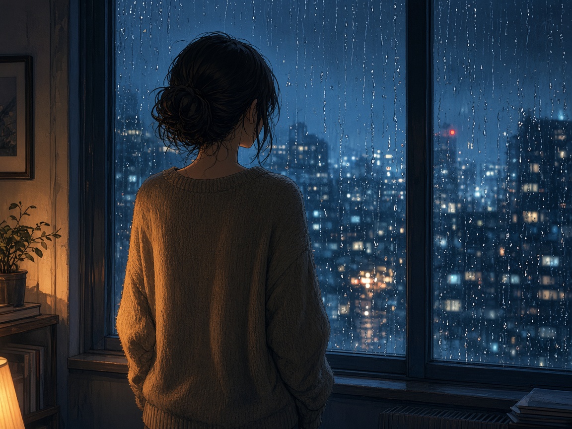 完成 04 窓辺の雨