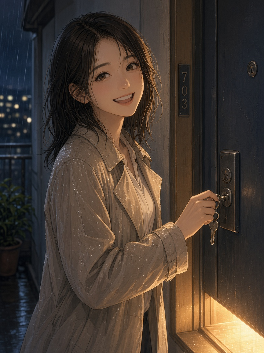 完成 D1 差分・表情（玄関）
